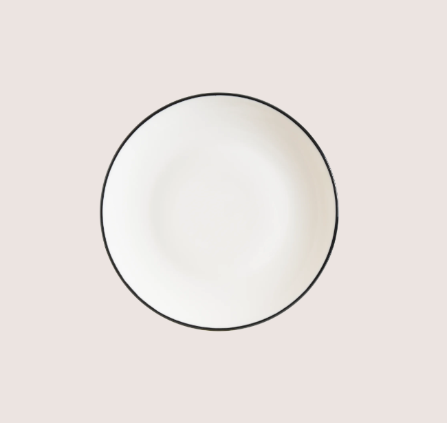 Linea Black Gourmet Düz Tabak 30 Cm