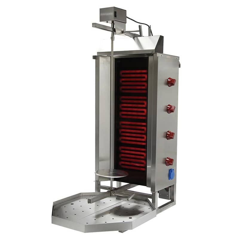 Öztiryakiler Dört Radyanlı, Elektrikli, Üstten Motorlu Döner Ocağı