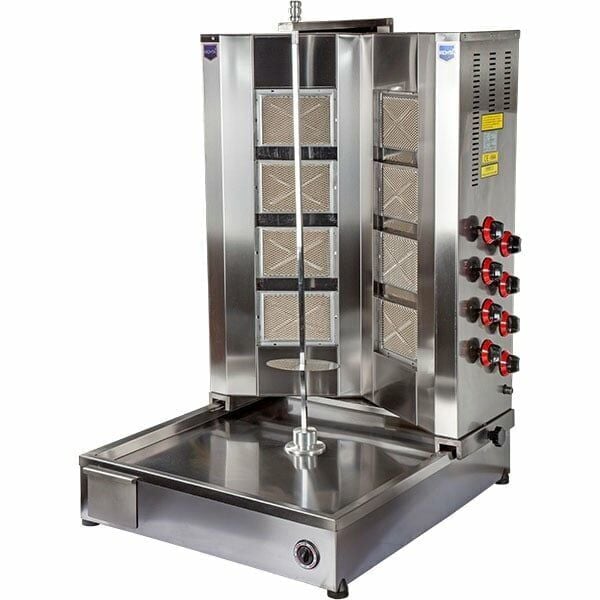 Remta 8 Radyanlı Alttan Motorlu V Model Gazlı Döner Ocağı
