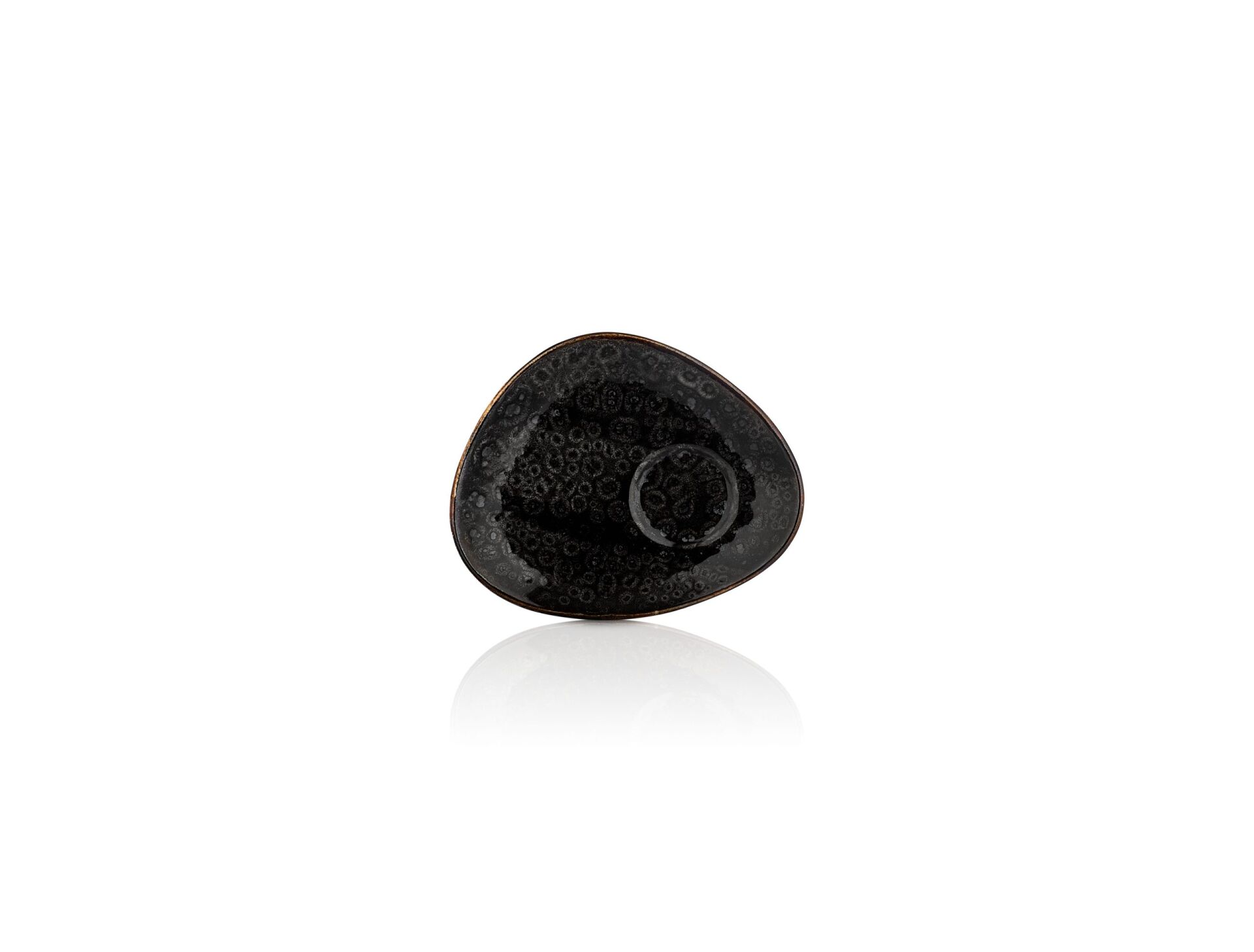Cowry Black Zest Kahve Sunum Tabağı 14*11 Cm
