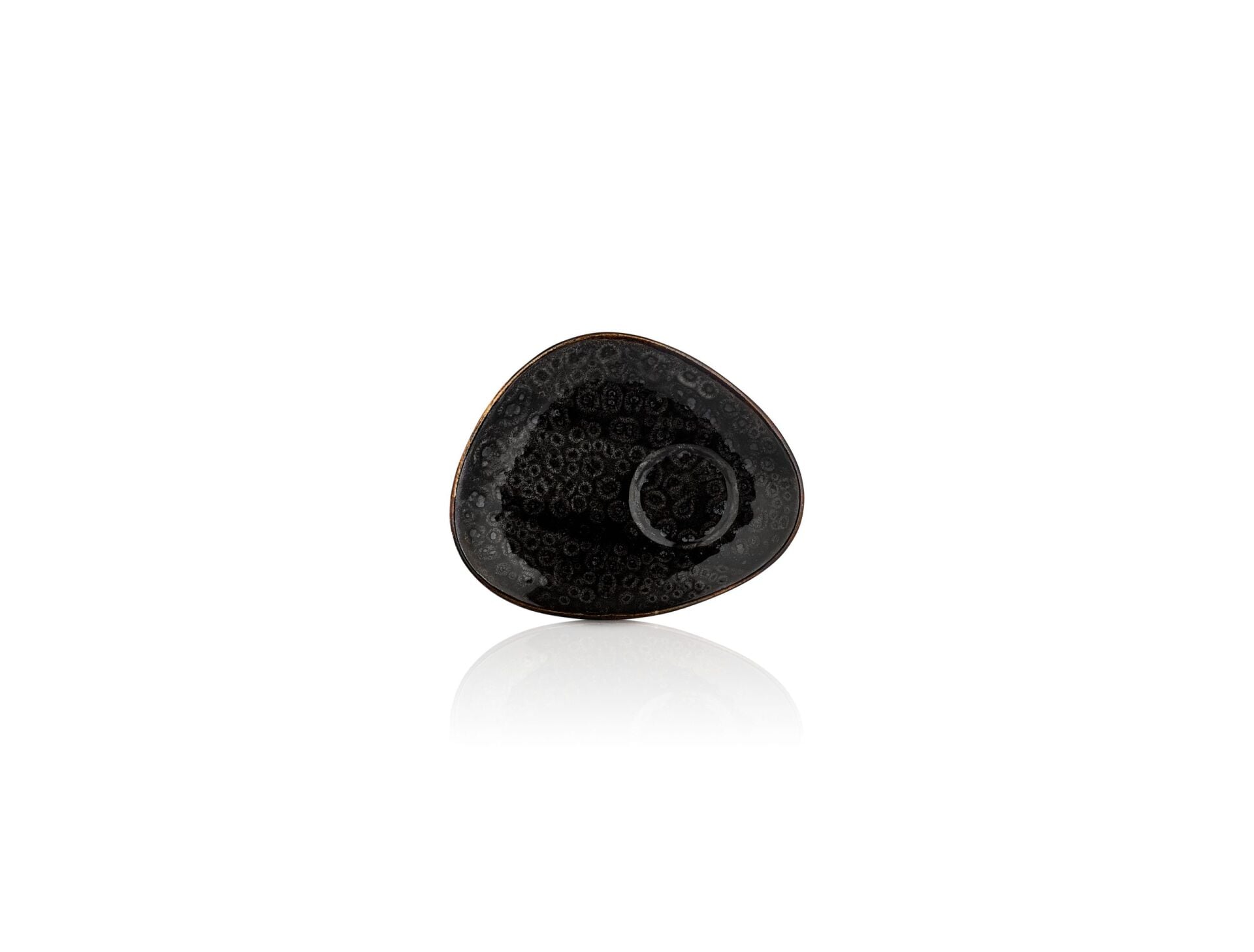 Cowry Black Zest Kahve Sunum Tabağı 14*11 Cm