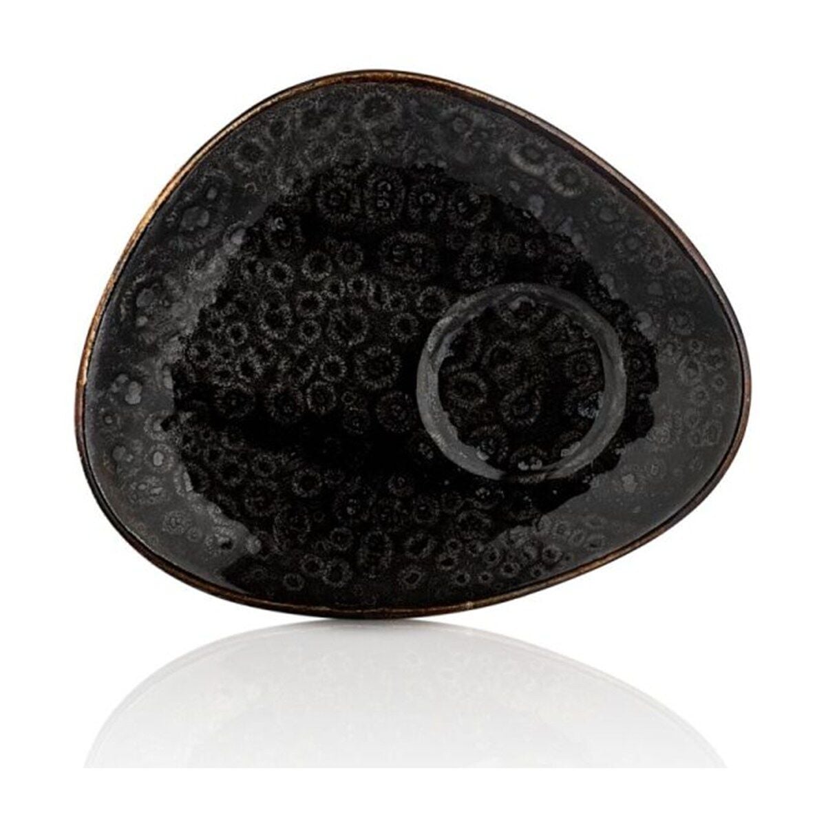 Cowry Black Zest Kahve Sunum Tabağı 14*11 Cm
