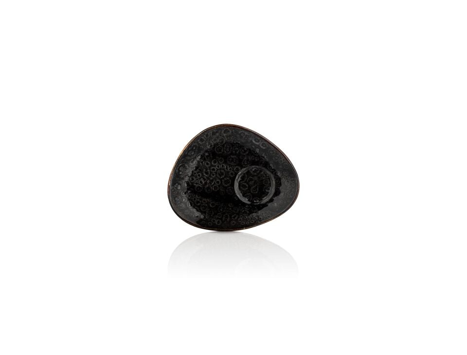 Cowry Black Zest Kahve Sunum Tabağı 14*11 Cm