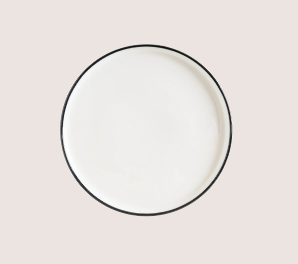 Linea Black Hygge Düz Tabak 16 Cm