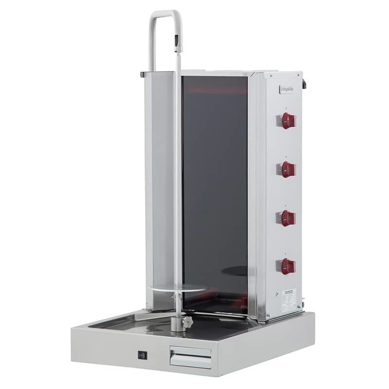 Öztiryakiler Cam Radyanlı, Elektrikli, Alttan Motorlu Döner Ocağı