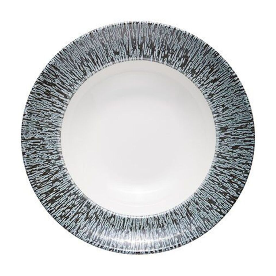 ID Fine Stellar Miro Çukur Tabak 28 Cm
