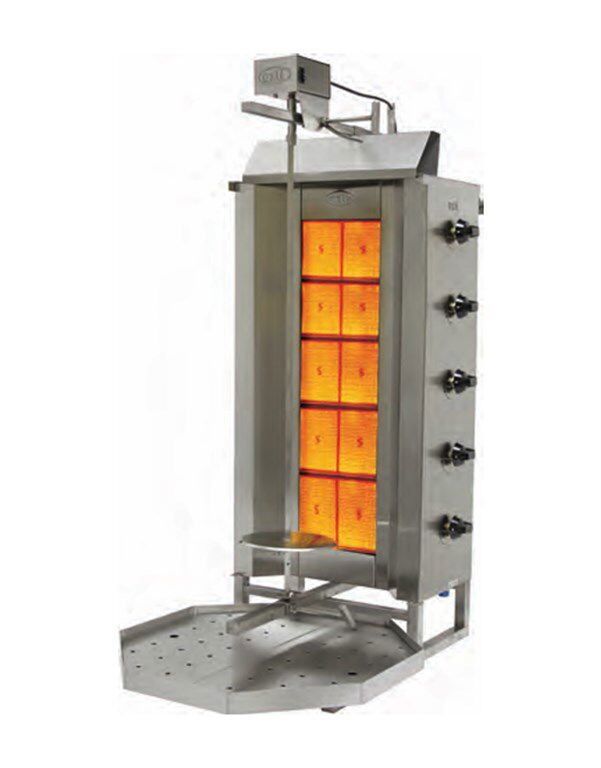 Öztiryakiler Beş Radyanlı, Gazlı, Üstten Motorlu Döner Ocağı