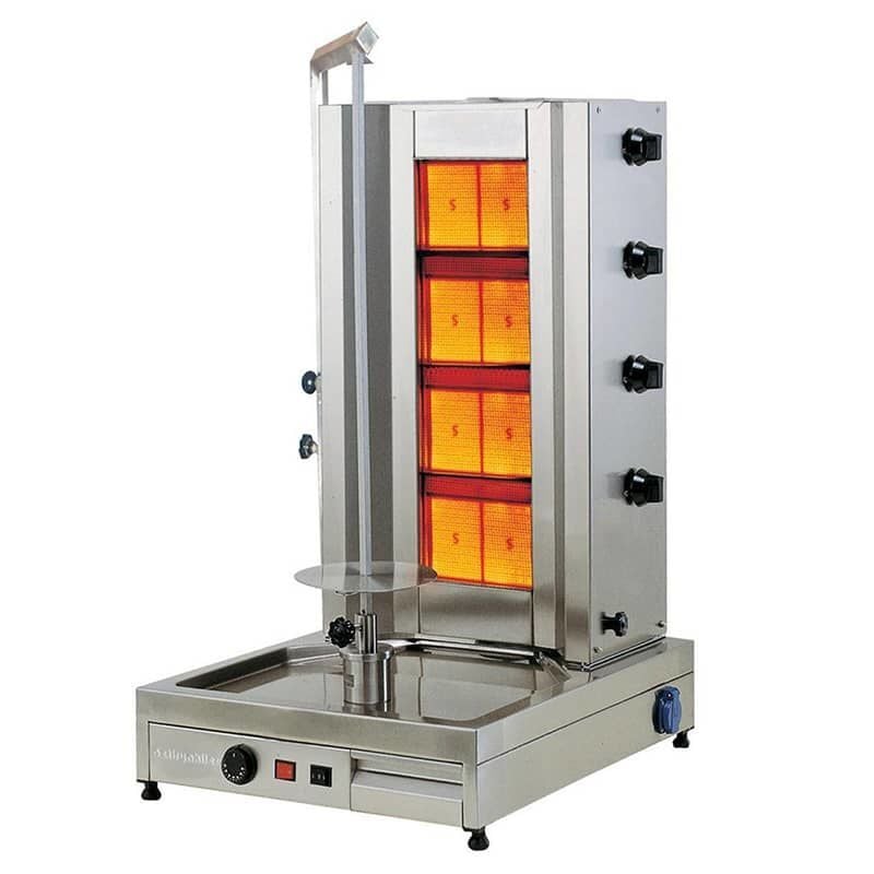 Öztiryakiler Dört Radyanlı, Gazlı, Alttan Motorlu Döner Ocağı