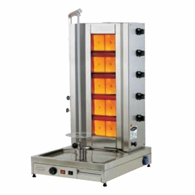 Öztiryakiler Beş Radyanlı, Gazlı, Alttan Motorlu Döner Ocağı