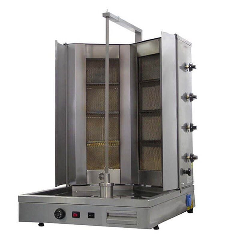 Öztiryakiler Sekiz Radyanlı, Gazlı, Alttan Motorlu V Tipi Döner Ocağı