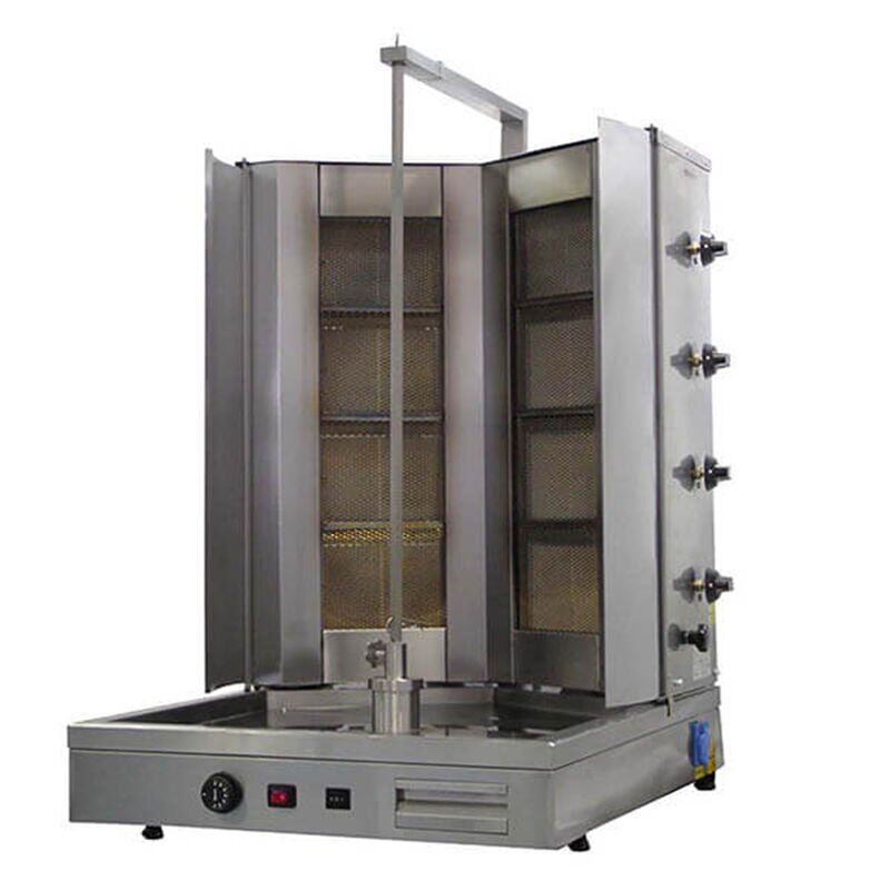 Öztiryakiler Sekiz Radyanlı, Gazlı, Alttan Motorlu V Tipi Döner Ocağı