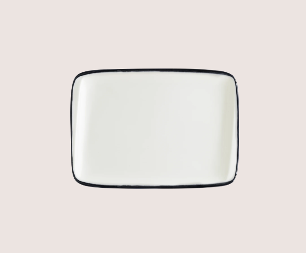 Linea Black Moove Dikdörtgen Tabak 23*16 Cm