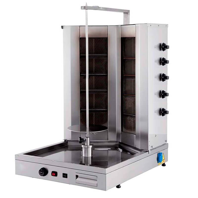 Öztiryakiler Sekiz Radyanlı, Gazlı, Alttan Motorlu V Tipi Döner Ocağı