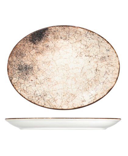 Scoria Lona Oval Tabak 36 cm