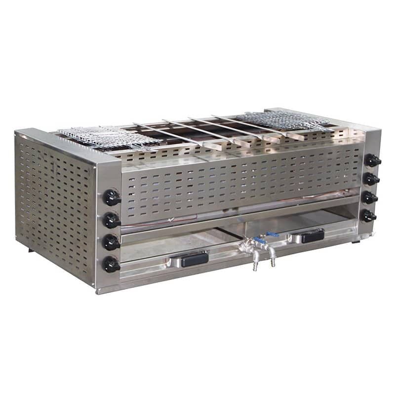 Öztiryakiler Dört Radyanlı Gazlı Şiş Kebap Ocağı