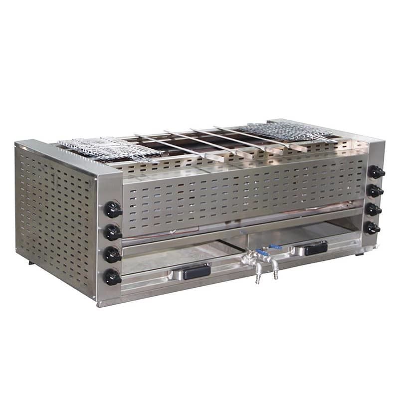 Öztiryakiler Sekiz Radyanlı Gazlı Şiş Kebap Ocağı