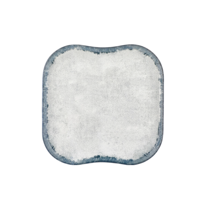 Ambience Blue 40 Cm Kare Plate 33,5*33,5 Cm