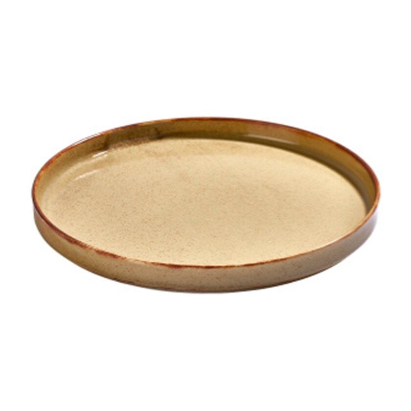 Helix Dune Düz Tabak Rölyefsiz 19 Cm