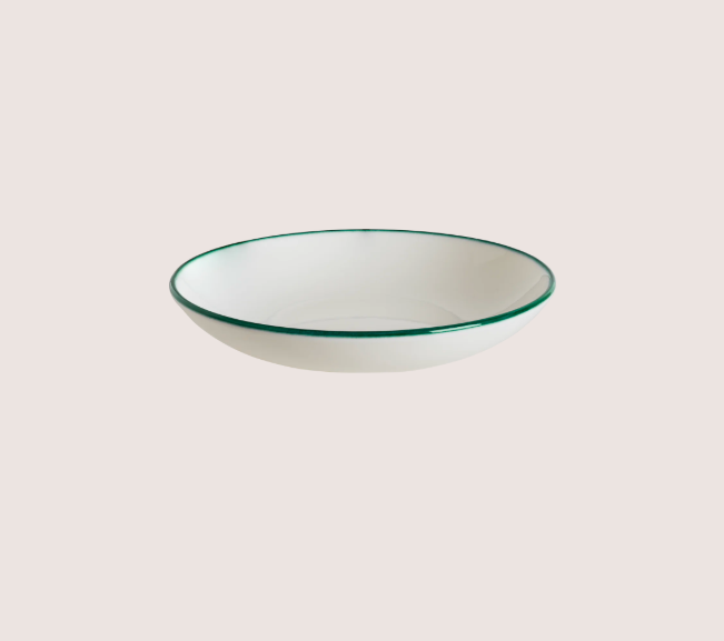 Linea Green Bloom Çukur Tabak 25 Cm
