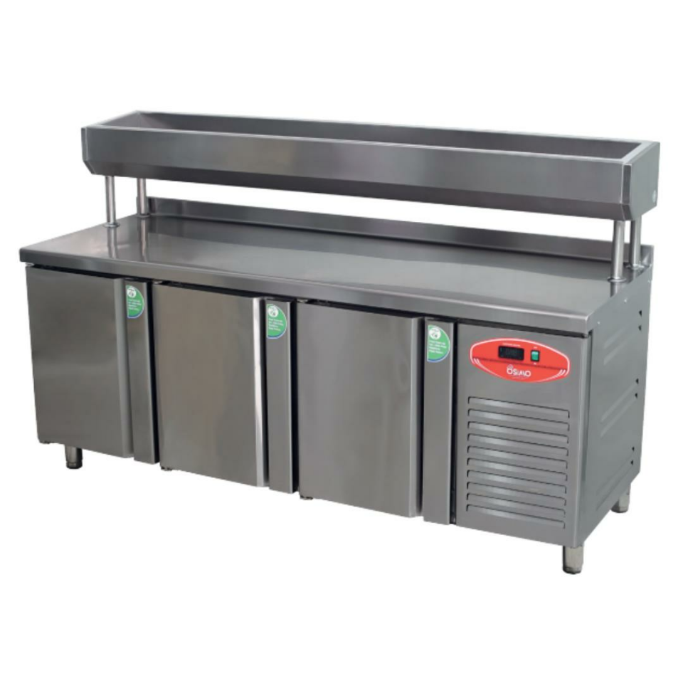 Osimo Üç Kapılı Pizza ve Salata Hazırlık Dolabı