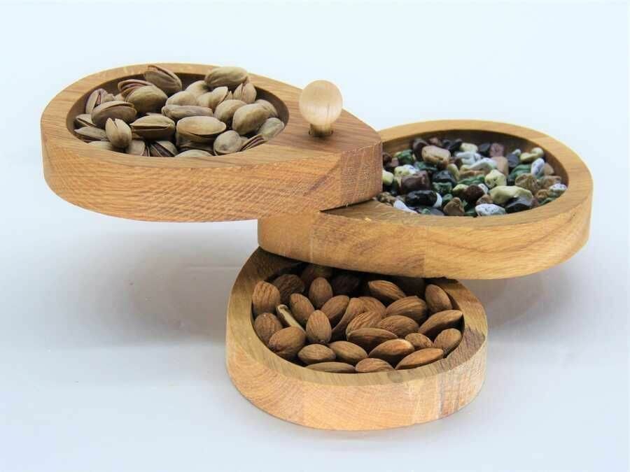 Npicco Ahşap Katlı Çerezlik