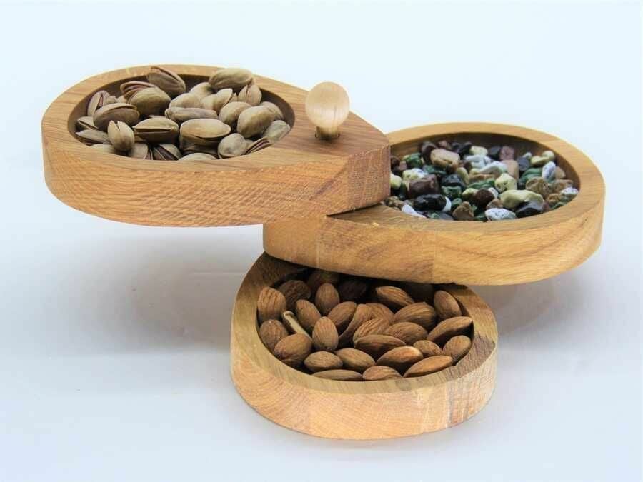 Npicco Ahşap Katlı Çerezlik