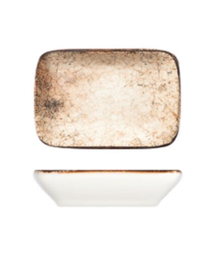 Scoria Quadro Dikdörtgen Kayık 15 cm (14 * 10)