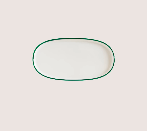 Linea Green Hygge Oval Tabak 21 Cm