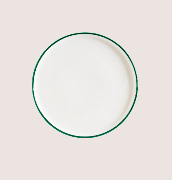 Linea Green Hygge Düz Tabak 28 Cm