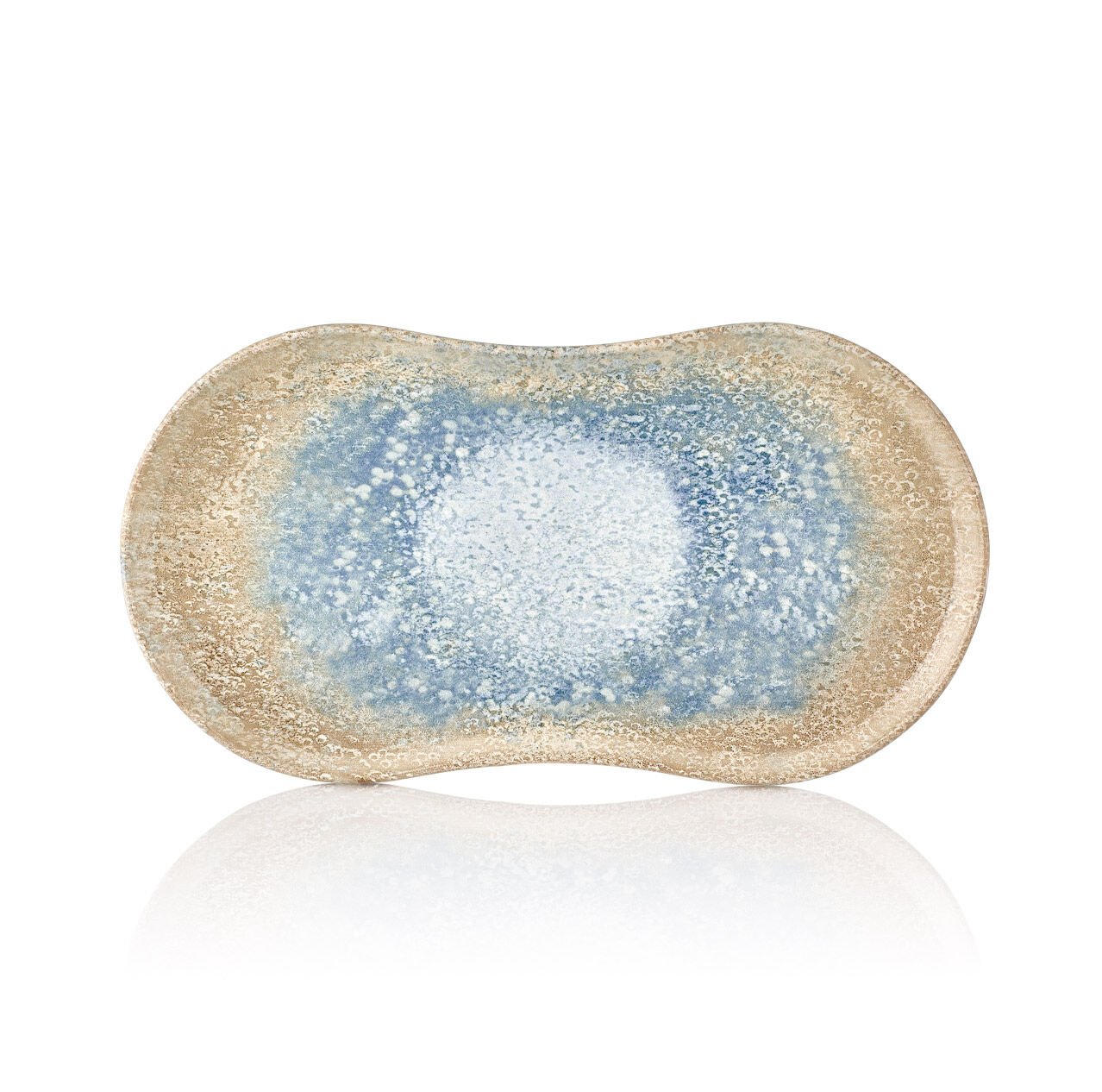 By Bone Reactıon Smooth Dikdörtgen Tabak 38 Cm