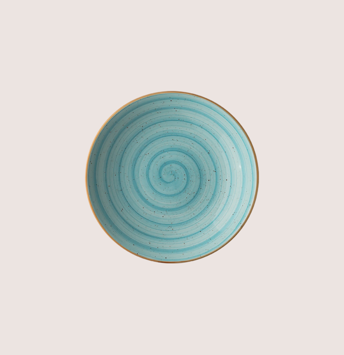Aqua Bloom Çukur Tabak 25 Cm
