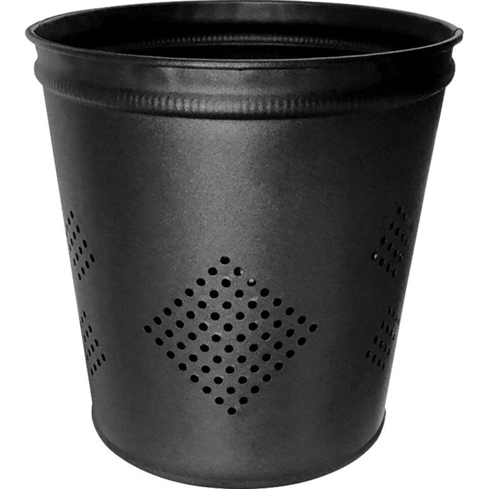Çöp Kovası Masa Altı Delikli 13 Lt (Siyah)