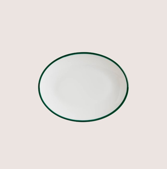 Linea Green Moove Oval Tabak 20*15 Cm