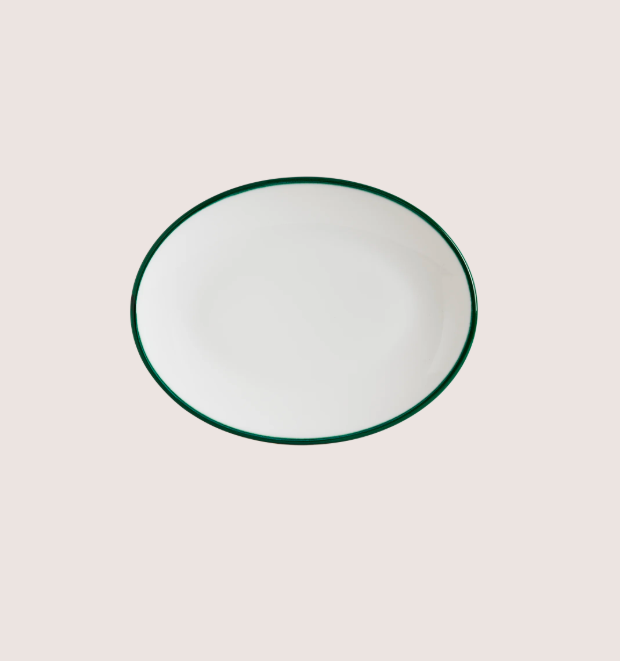 Linea Green Moove Oval Tabak 36*28 Cm