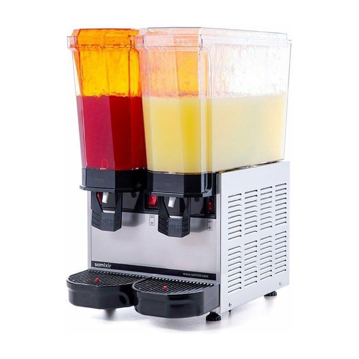 SAMIXIR Klasik Twin Fıskiyeli Soğuk İçecek Dispenseri Inox