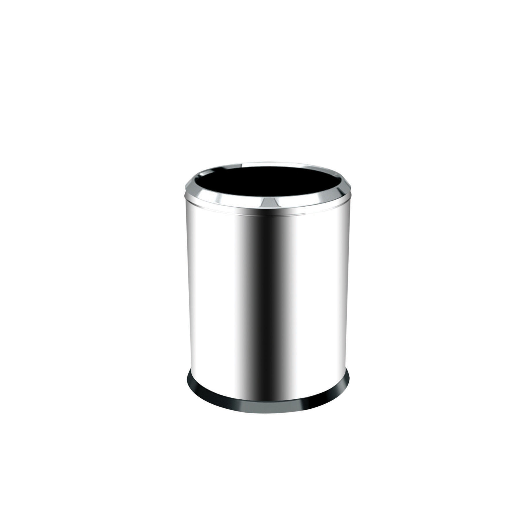 Krom Çemberli Çöp Kovası 5 Lt (430 Kalite)