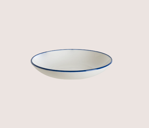 Linea Blue Bloom Çukur Tabak 25 Cm