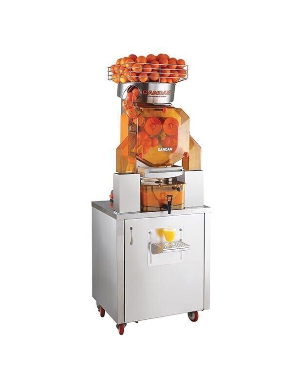 CANCAN 38 Depolu Arabalı Otomatik Portakal Sıkma Makinesi
