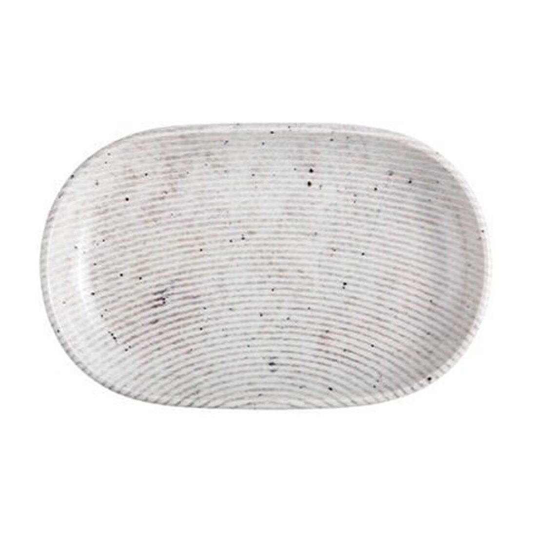 ID Fine Grigio Magnus Oval Kayık 28 Cm