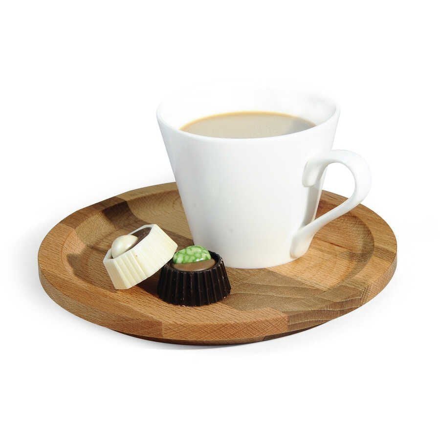 Biradlı Nescafe Sunum (Yuvarlak)