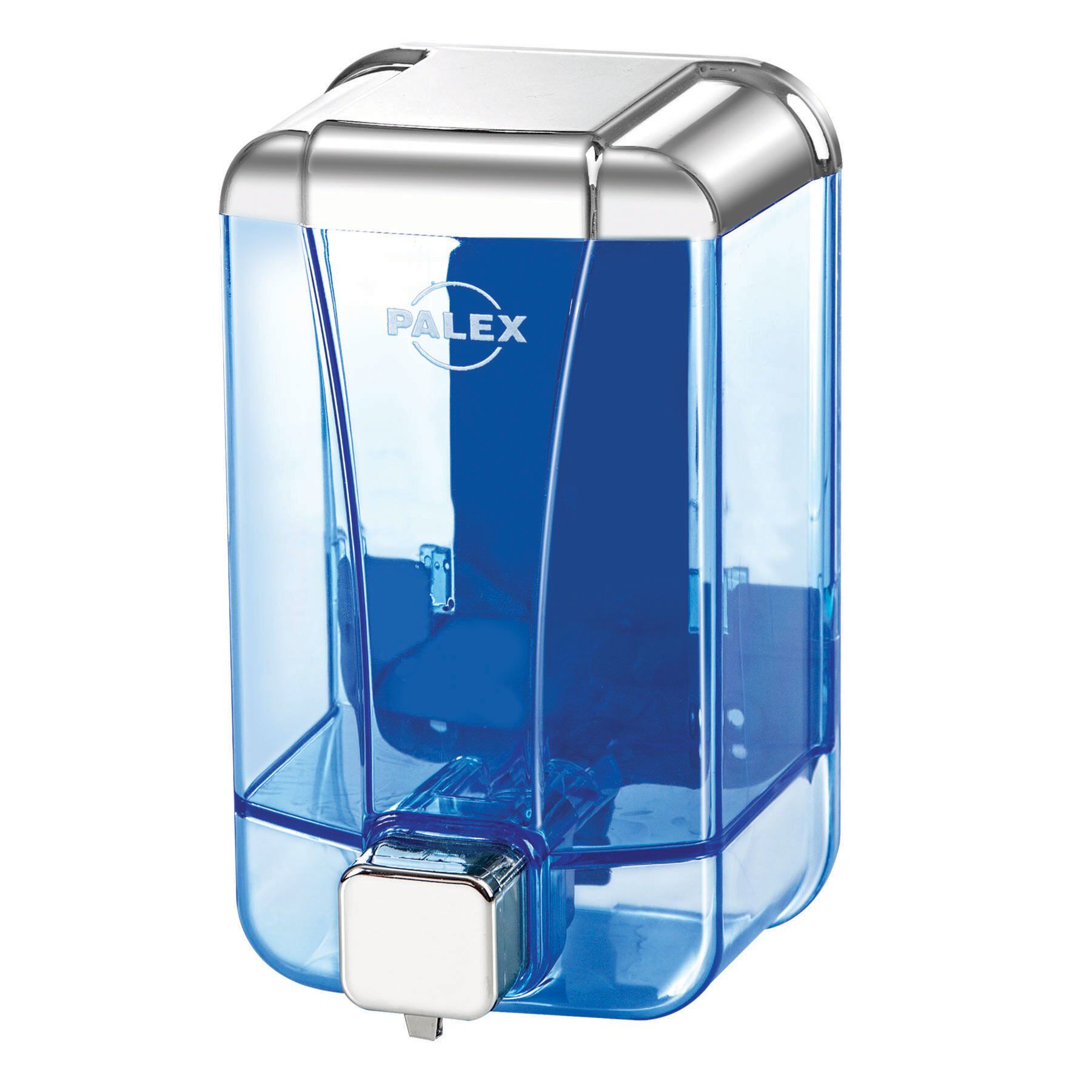 Sıvı Sabun Dispenseri 500 CC. (Şeffaf-Krom)