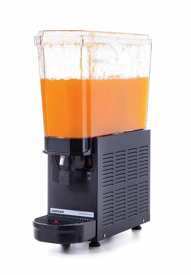SAMIXIR Klasik Mono Fıskiyeli Soğuk İçecek Dispenseri 20 Litre Siyah