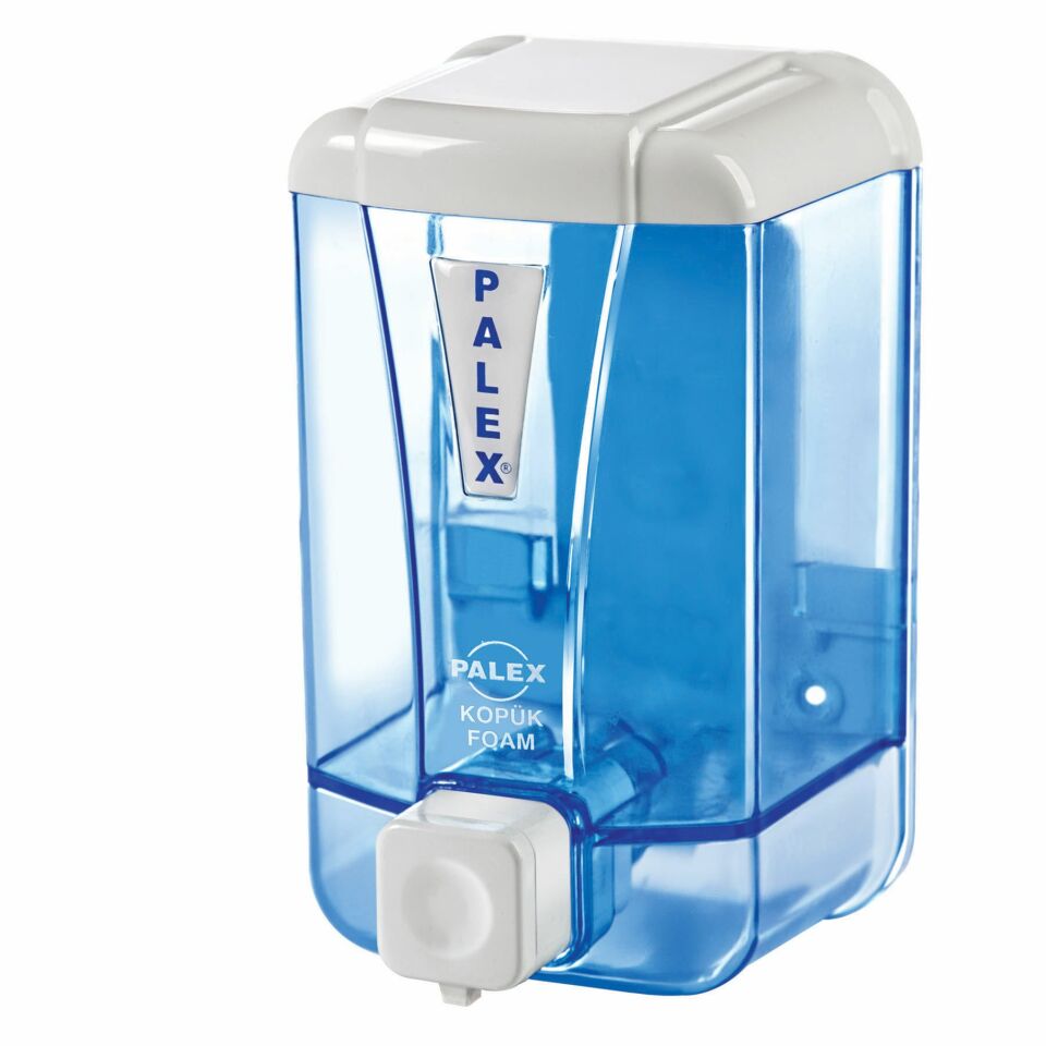 Mini Sıvı Sabun Dispenseri 250 CC (Şeffaf-Krom)