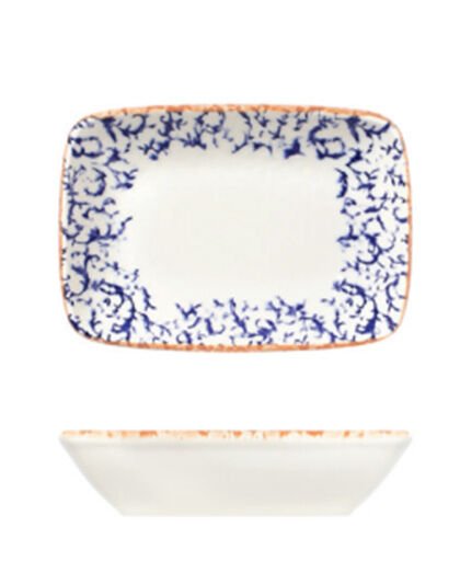 Venecia Navy W Quadro Dikdörtgen Kayık 13 cm (12*8)