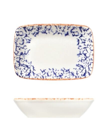 Venecia Navy W Quadro Dikdörtgen Kayık 13 cm (12*8)