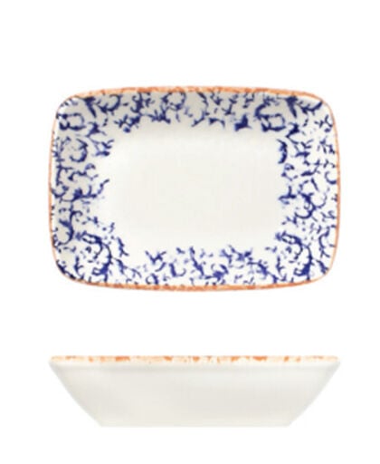 Venecia Navy W Quadro Dikdörtgen Kayık 13 cm (12*8)