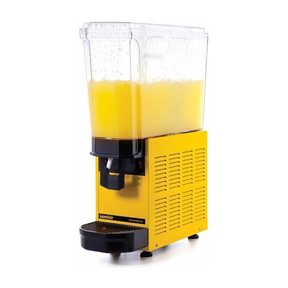 SAMIXIR Klasik Mono Fıskiyeli Soğuk İçecek Dispenseri 20 Litre Sarı