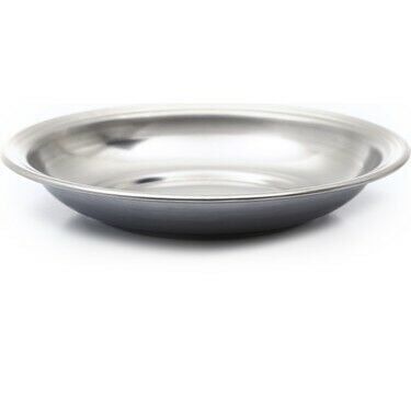 Çelik Yemek Tabağı 17 Cm (12 Adet)