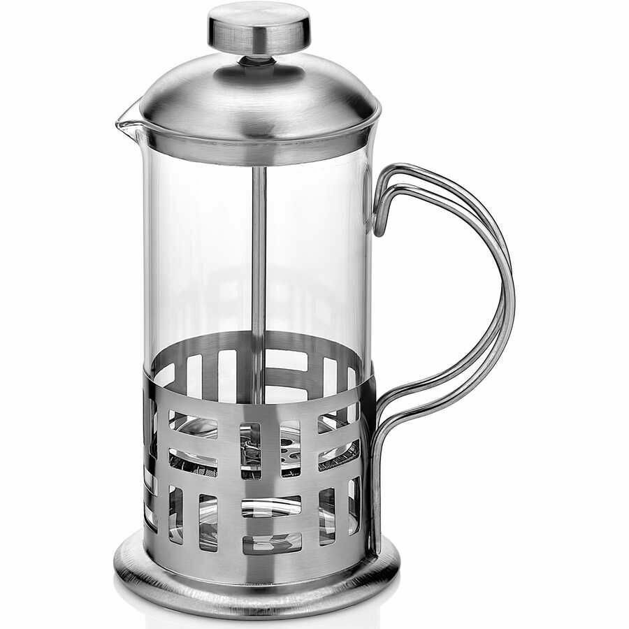 Biradlı Metal French Press
