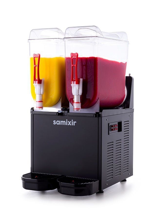 SAMIXIR Slush Twin Meyve Suyu Dispenseri 12+12 Litre